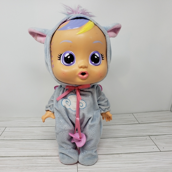 IMC Toys Cry Babies Dreamy Unicorn Baby Doll Cries Tears Pacifier Toy - Picture 16 of 17
